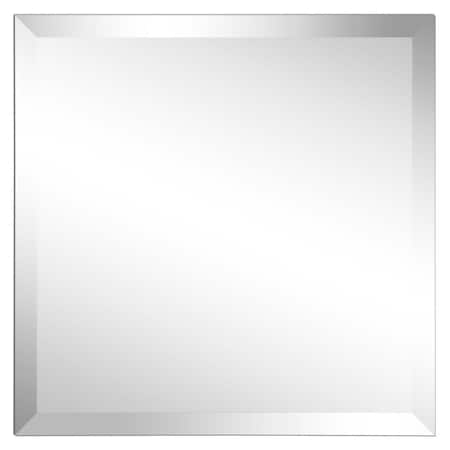 Sekkusu Furniture 24 x 24 in. Frameless Wall Mirror with Beveled Prism Mirror Panels - 1 in. Beveled Edge SE2573419